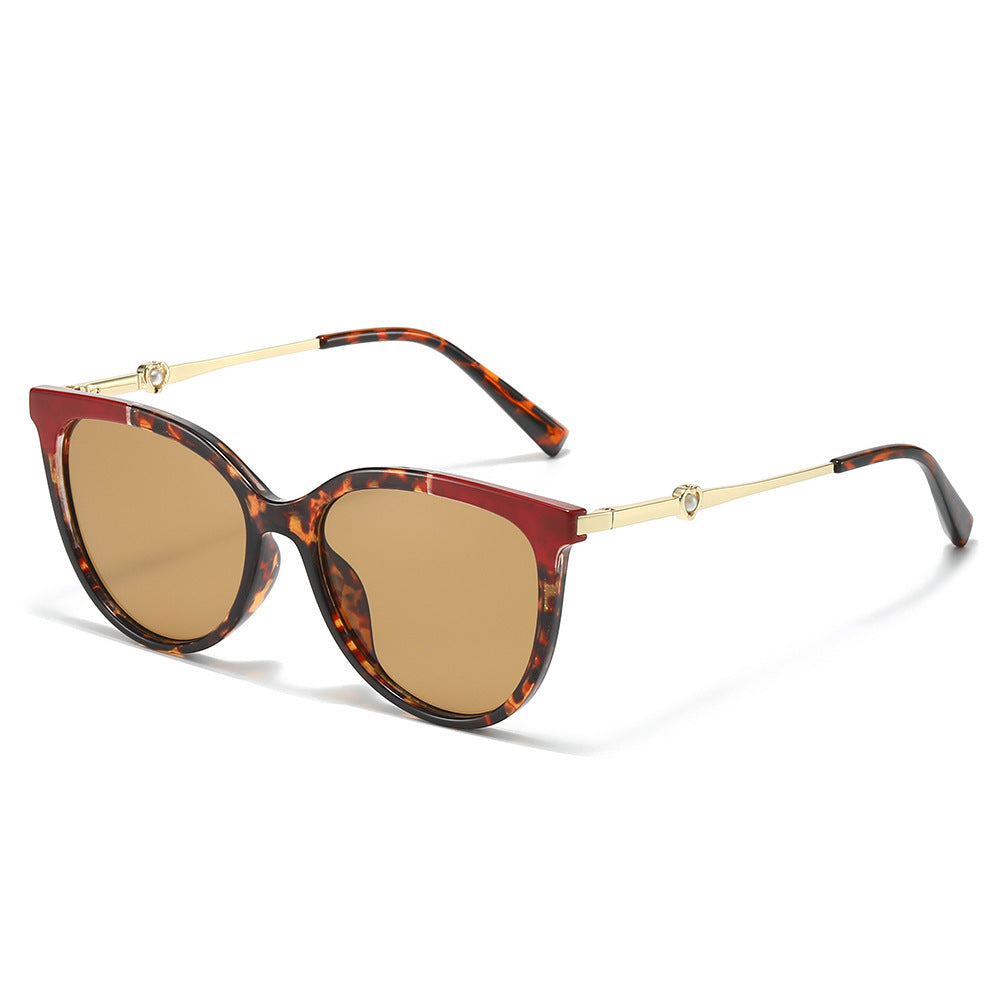 Stylische Übergroße Schmetterlingssonnenbrille Brehn