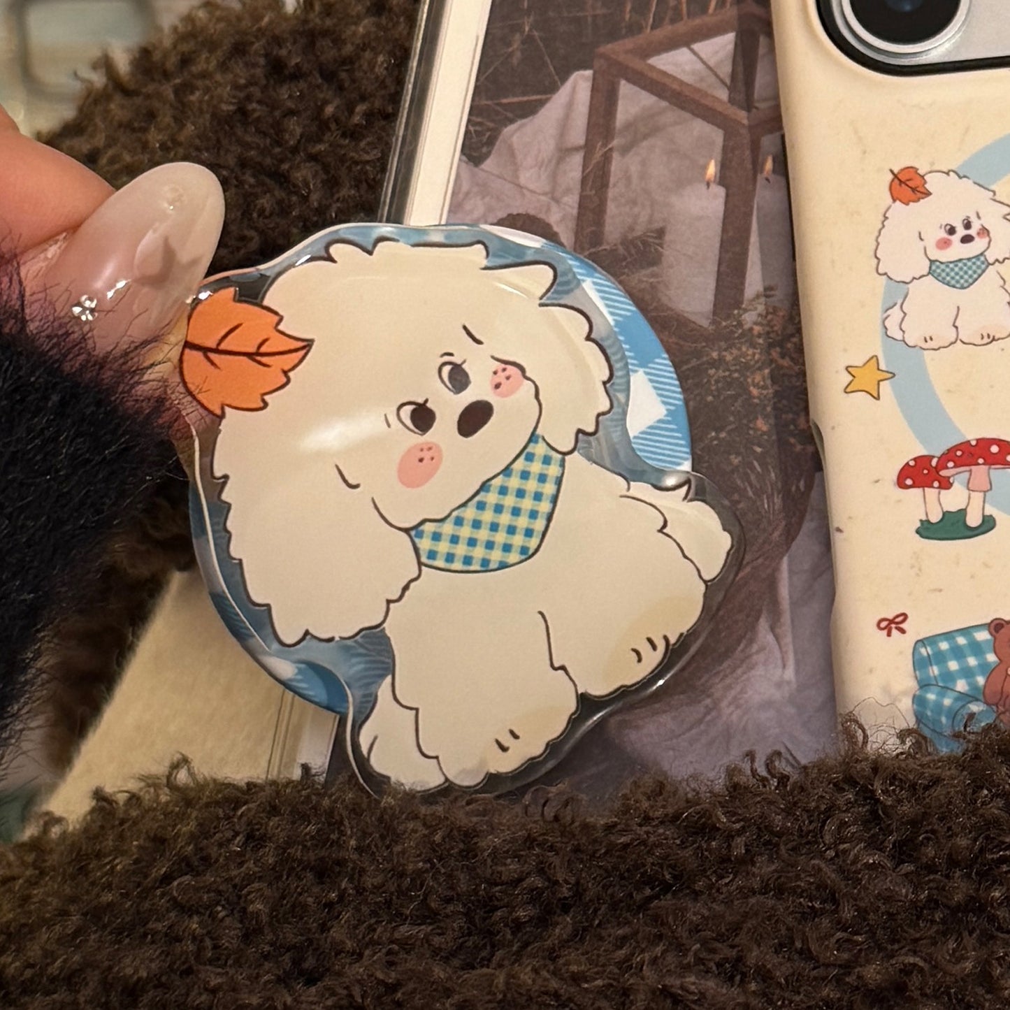 Niedlicher Hunde Smartphone Halter Brehn