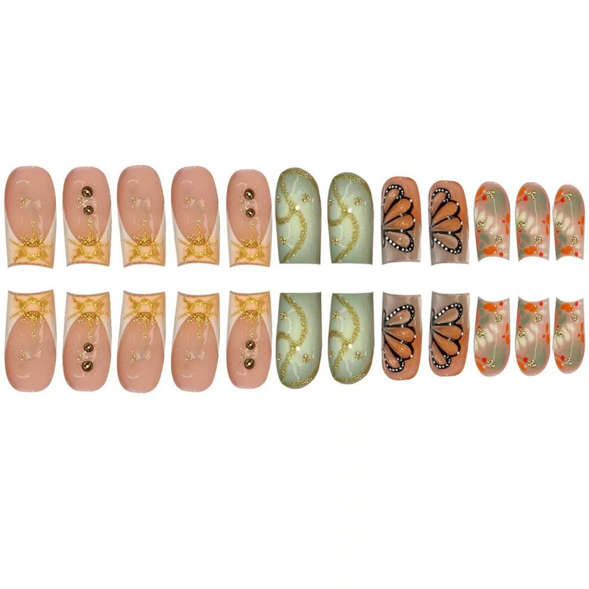 Künstlerisches Acryl-Nageldesign Brehn