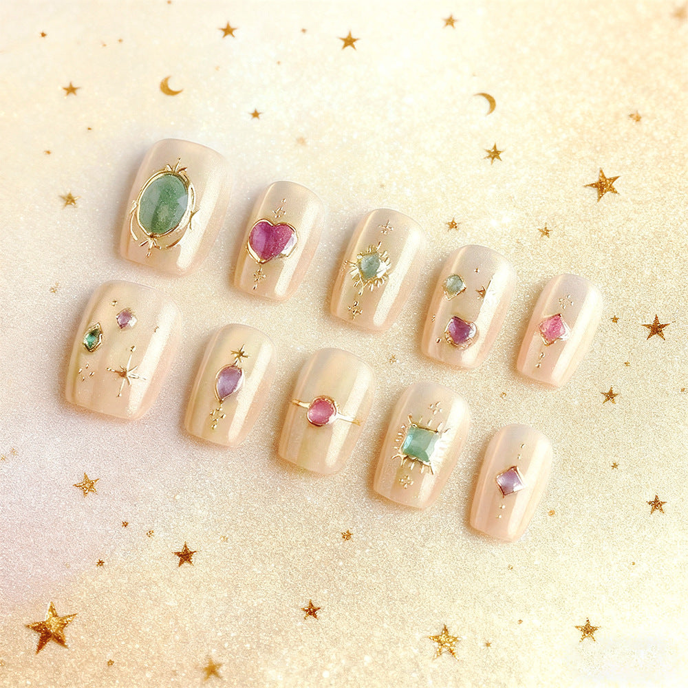 Dekorative Press-On Nagelkunst Kollektion Brehn