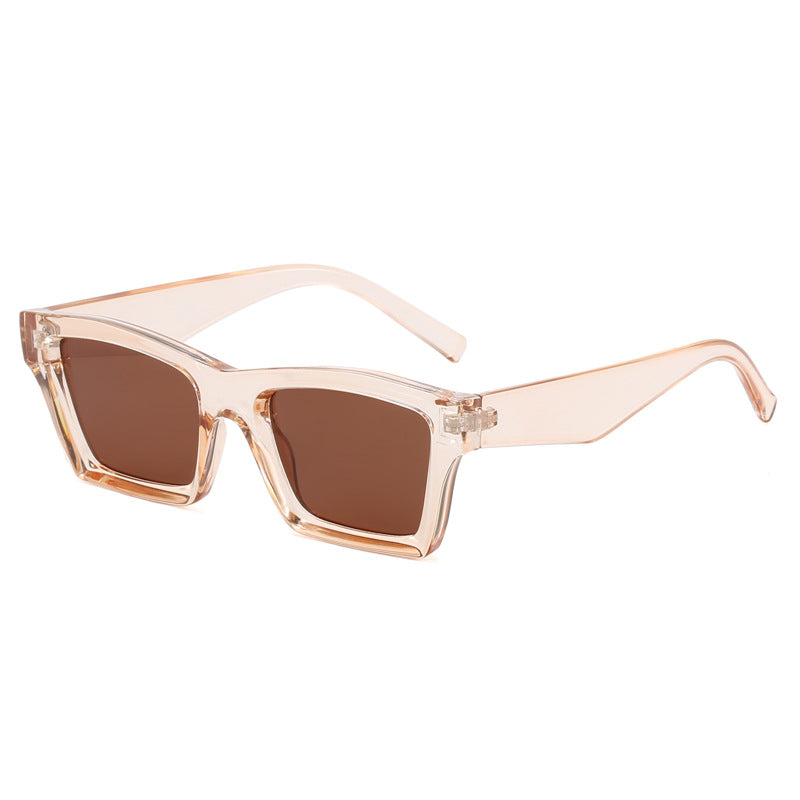 Damen Trendige Sonnenbrille mit breitem Rahmen Brehn