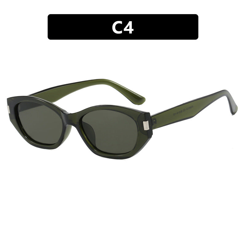 Damen modische Katzenaugen-Sonnenbrille mit eleganten Gläsern Brehn