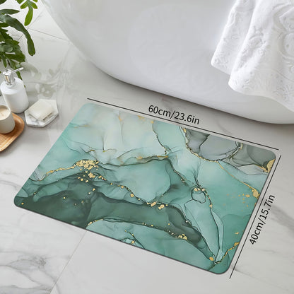 Luxuriöse Marmor Design Badematte