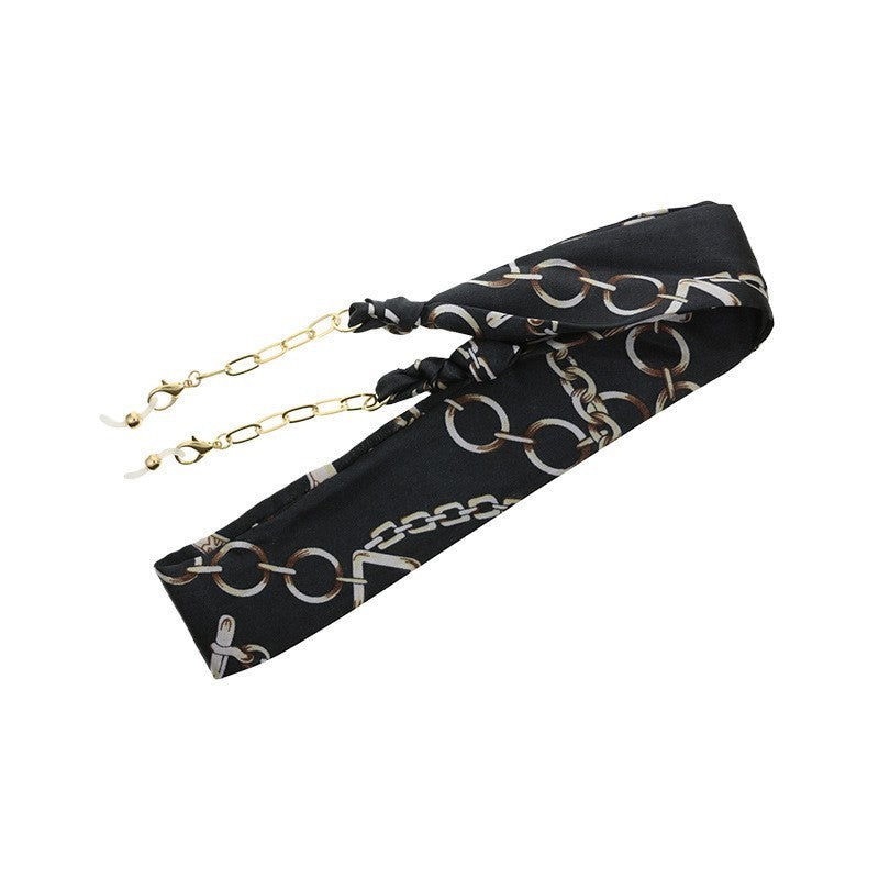 Florale Seidenbrille Kette Brehn