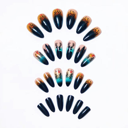 Festliche winterliche Nail Art Brehn