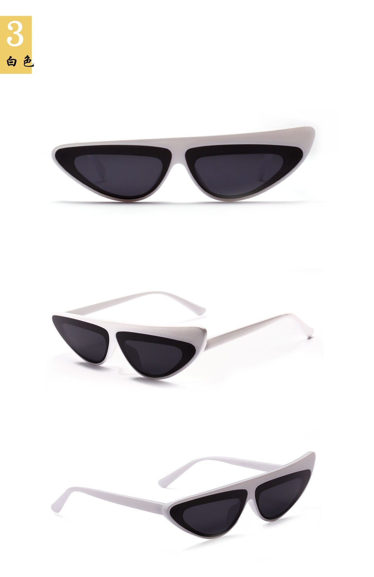 Damen Cat-Eye Sonnenbrille mit angesagtem asymmetrischen Design Brehn