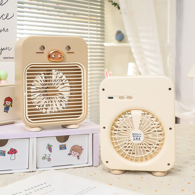 Tragbarer Mini Ventilator für Damen mit Tierdesign Brehn