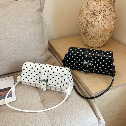 Punktemuster Clutch Handtasche