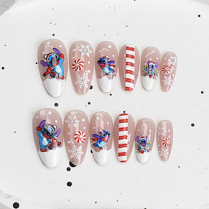 Vielseitiges Press-On Nagelset Brehn