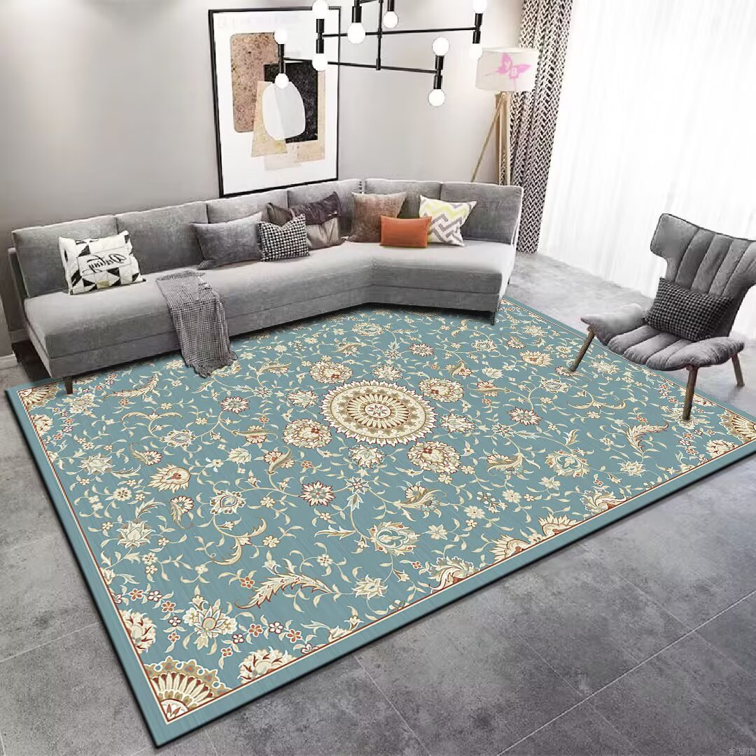 Vintage Floral Patterned Area Rug Brehn