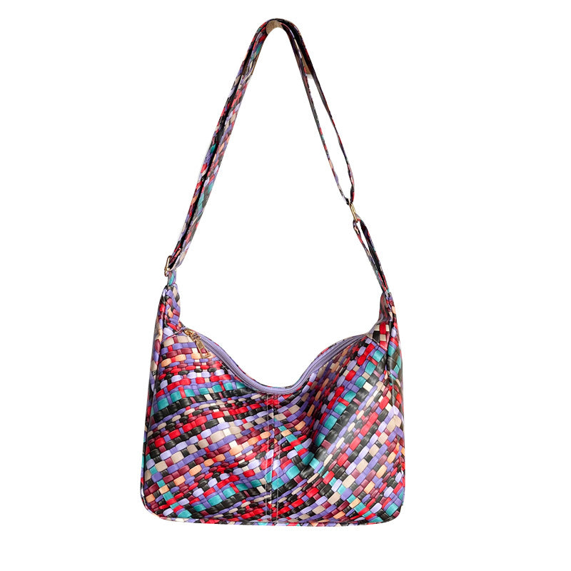 Bunte Woven Hobo Bag Brehn
