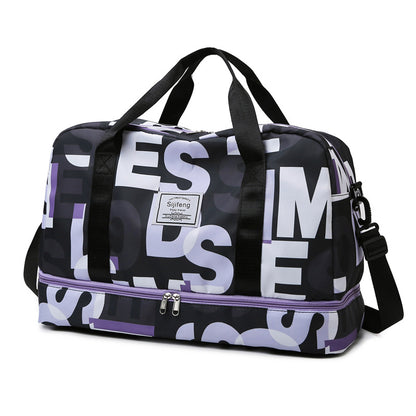 Stylische Sport-Reise-Duffel-Tasche mit mehreren Fächern Brehn