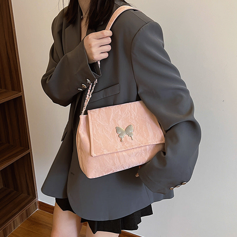 Chic Schmetterlingsakzent Lässige Handtasche Brehn
