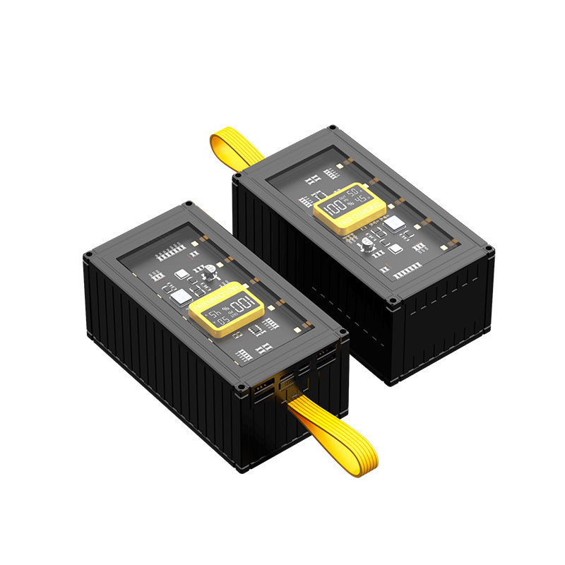 Tragbare Powerbank mit Digitaler Ladeanzeige und Schnellladefunktion Brehn