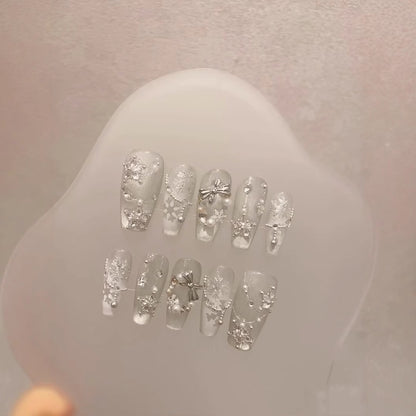 Frosted Dekoratives Design Press-On Nagelset