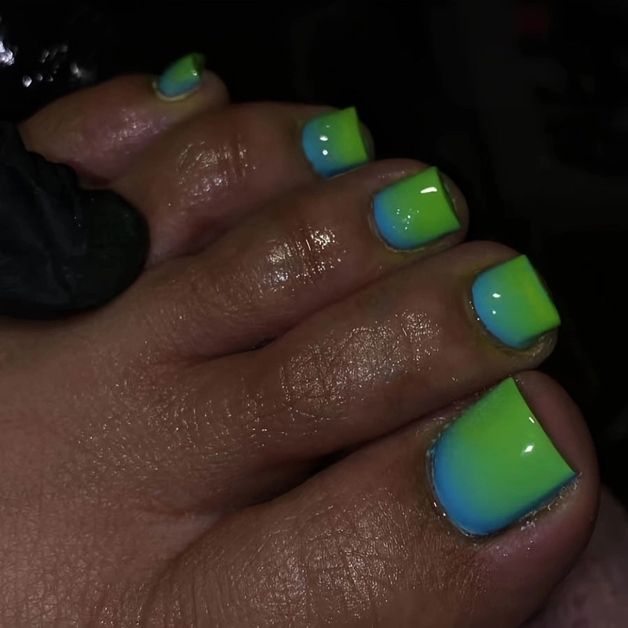 Künstlerische Ombre Nagelverstärkungen Brehn