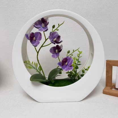 Elegante Blumenanzeige