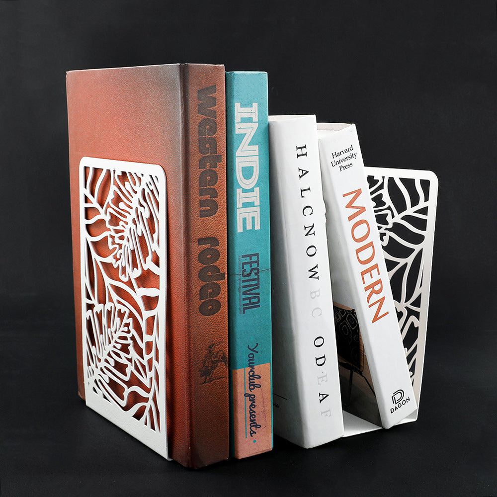 Dekorative Blattdesign Buchstützen