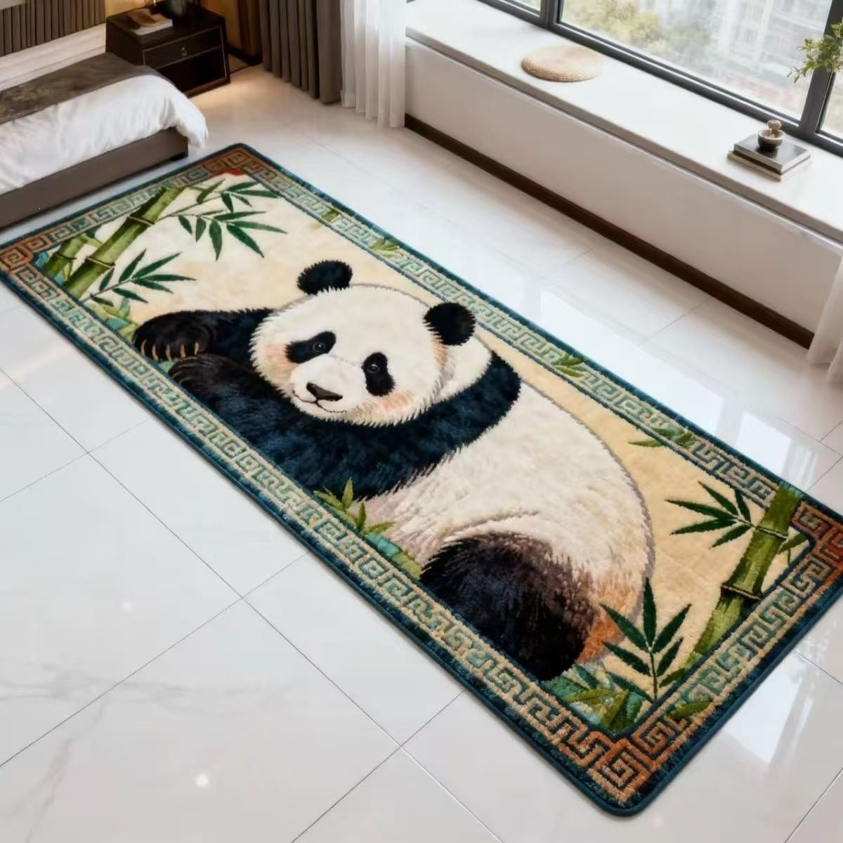 Panda-Themen Plüsch-Teppich