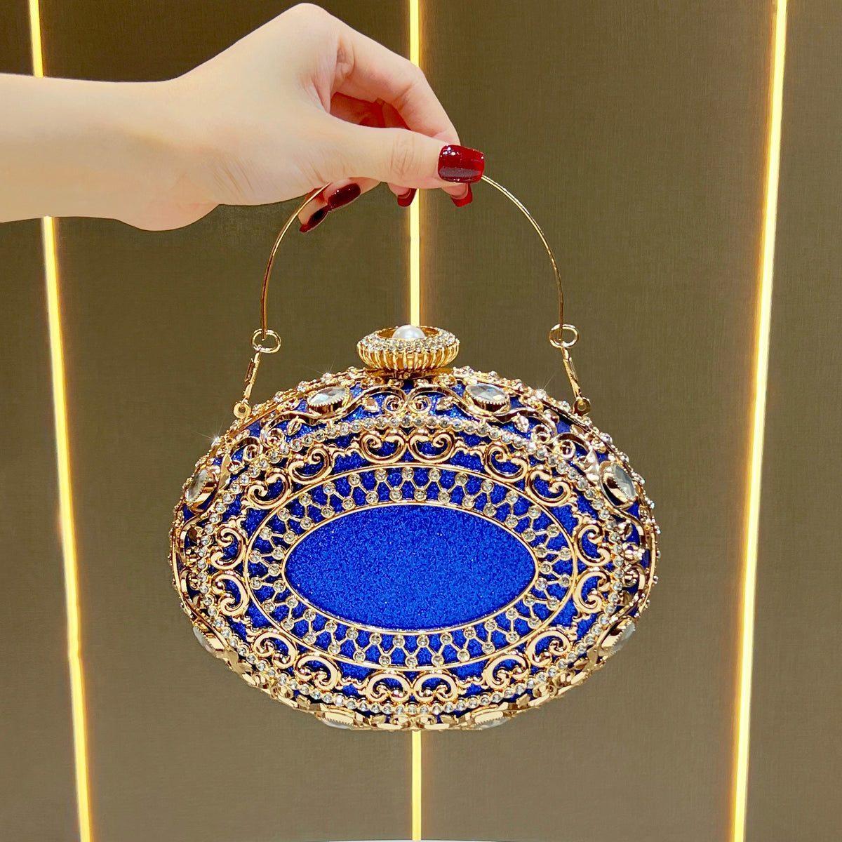 Glamouröser Vintage-inspirierter Abendtasche