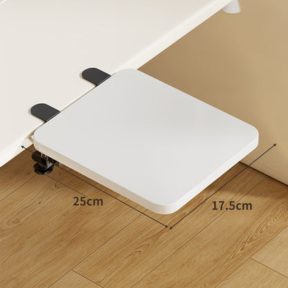 Unter-Desk Bambus Ausziehbare Arbeitsfläche Clamp-Montierte Tastatur- & Mausplattform