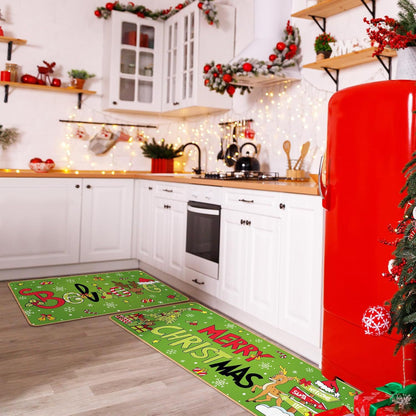 Festliche Weihnachtsküchenmatten-Set Brehn