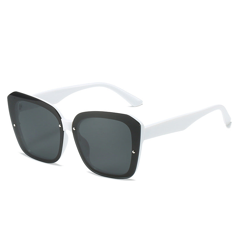 Damen oversized quadratische Sonnenbrille mit anspruchsvollem Rahmen Brehn
