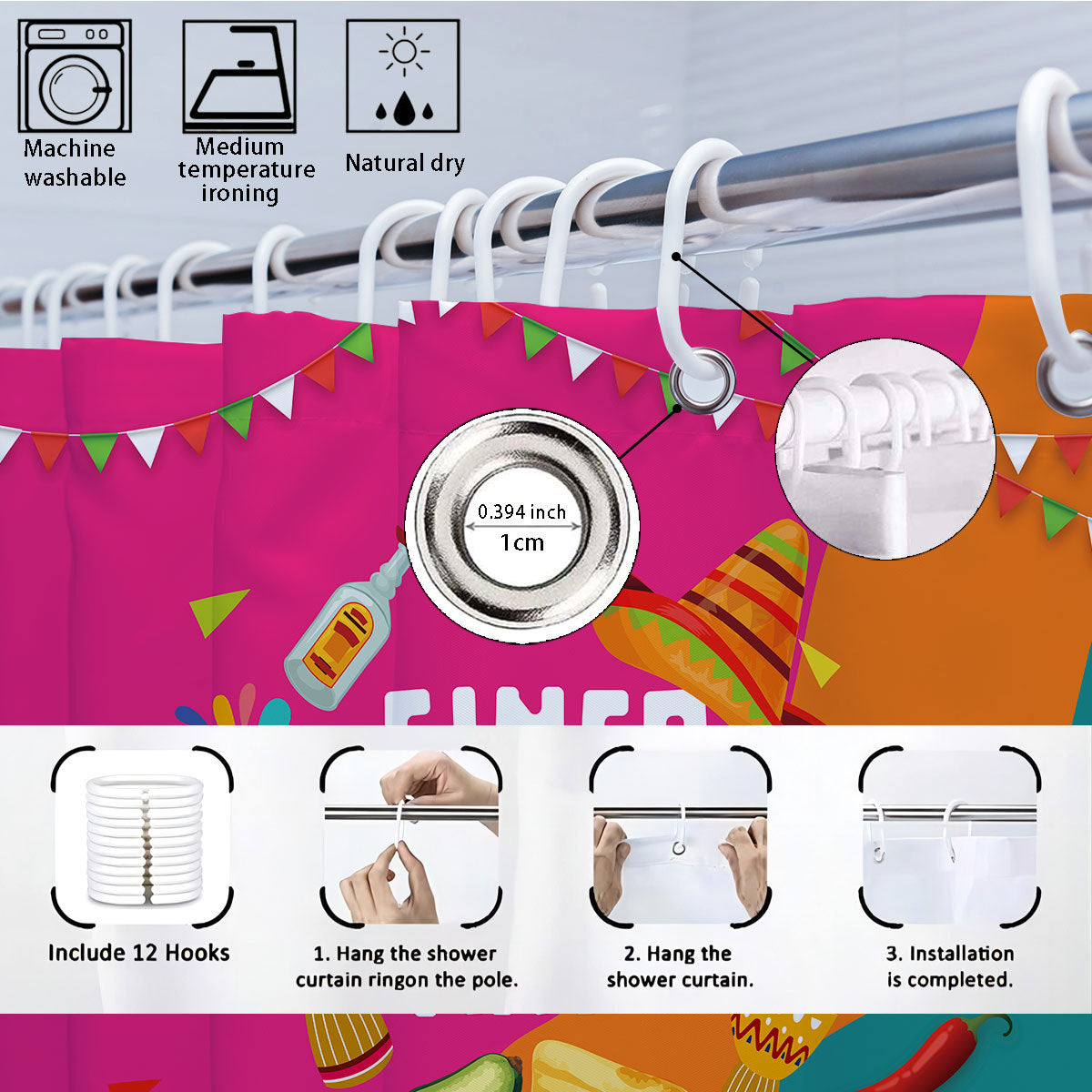 Cinco de Mayo-Themen Komplettes Badezimmer Set Brehn