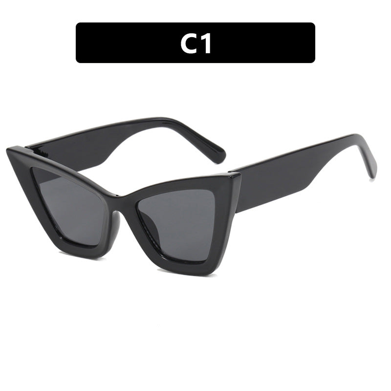 Damen Cat-Eye Sonnenbrille mit eleganten Linse und UV-Schutz Brehn