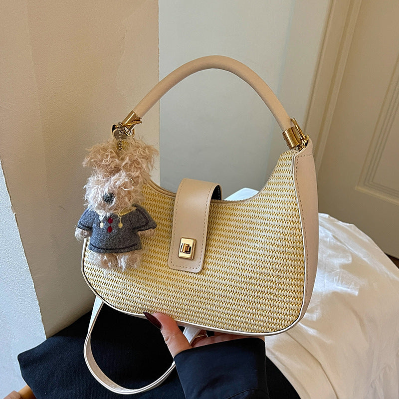 Gewebte Schultertasche