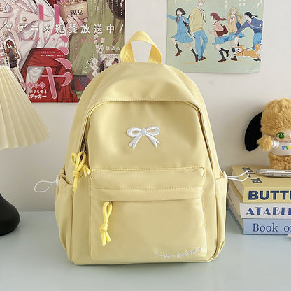 Chic Bow-Accent Rucksack Brehn