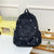 Stylischer Schneeflocken-Druck-Rucksack