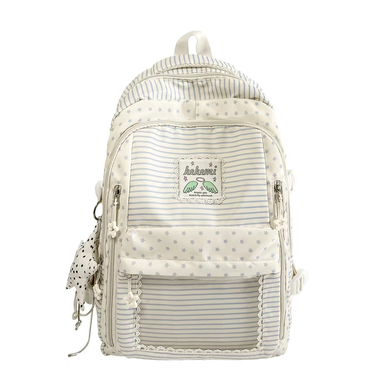 Stylische gestreifte Rucksack Brehn