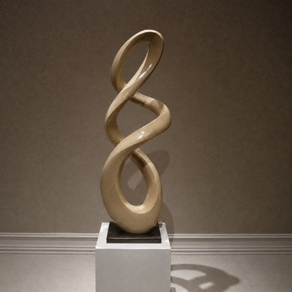 Abstrakte dekorative Schleifen Skulptur