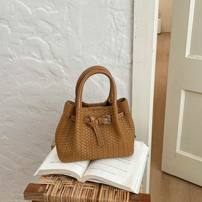 Gewebte Leder Handtasche