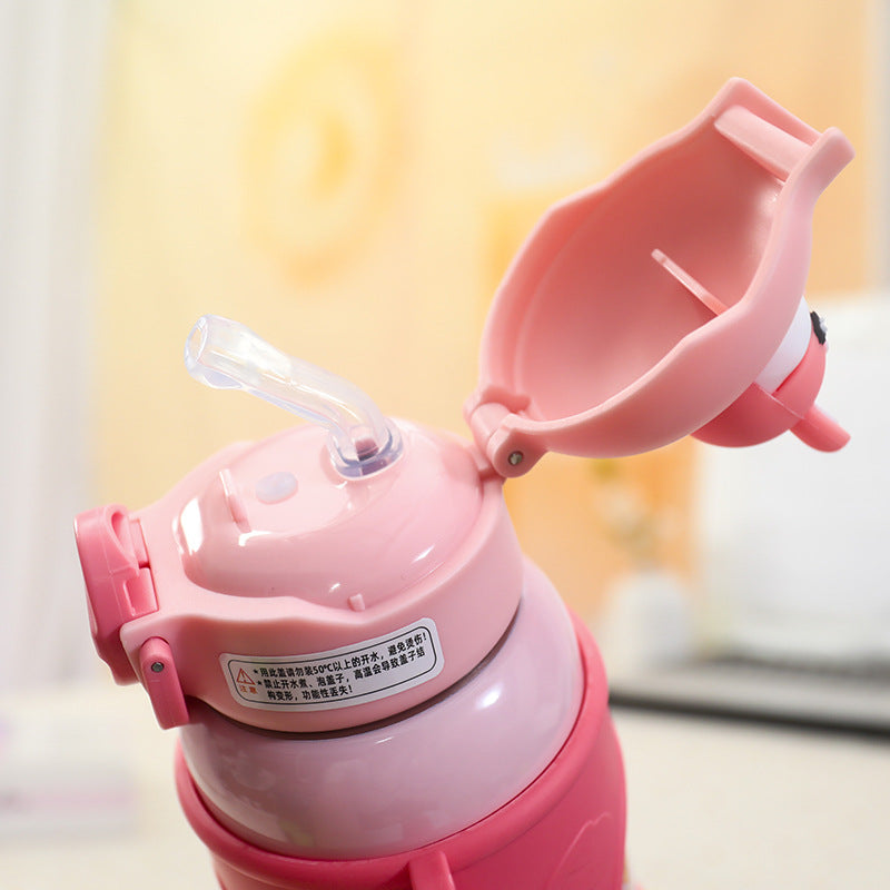 Damen Kindgerechte Trinkflasche mit ergonomischem Silikongriff Brehn