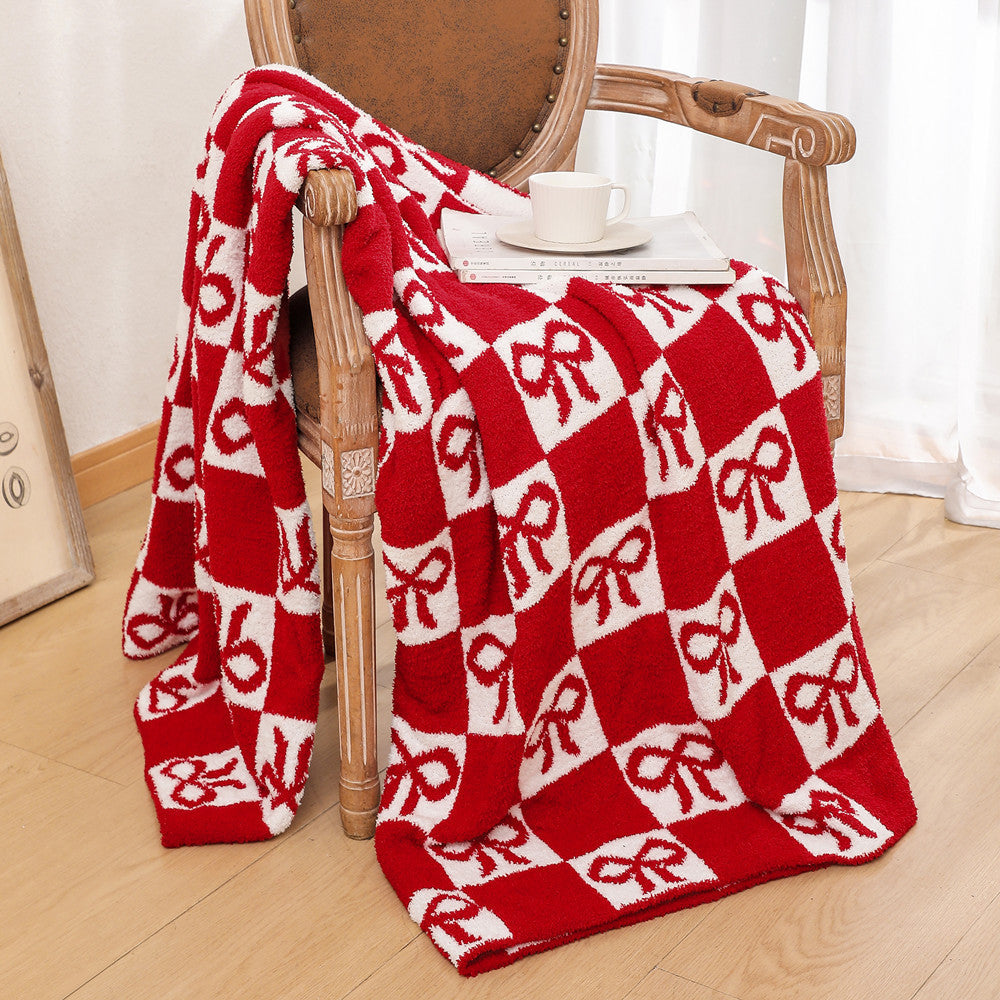 Dekorative Strickwurfdecke Brehn