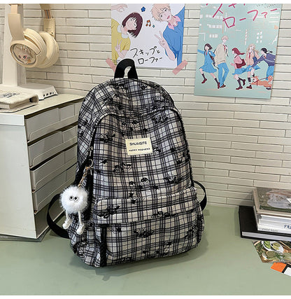 Trendiger Karierter Rucksack Brehn