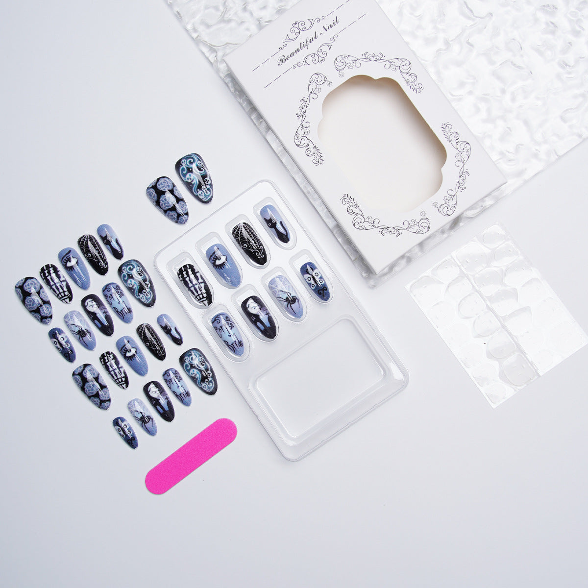 Kunstnagelset mit kreativen Motiven Brehn