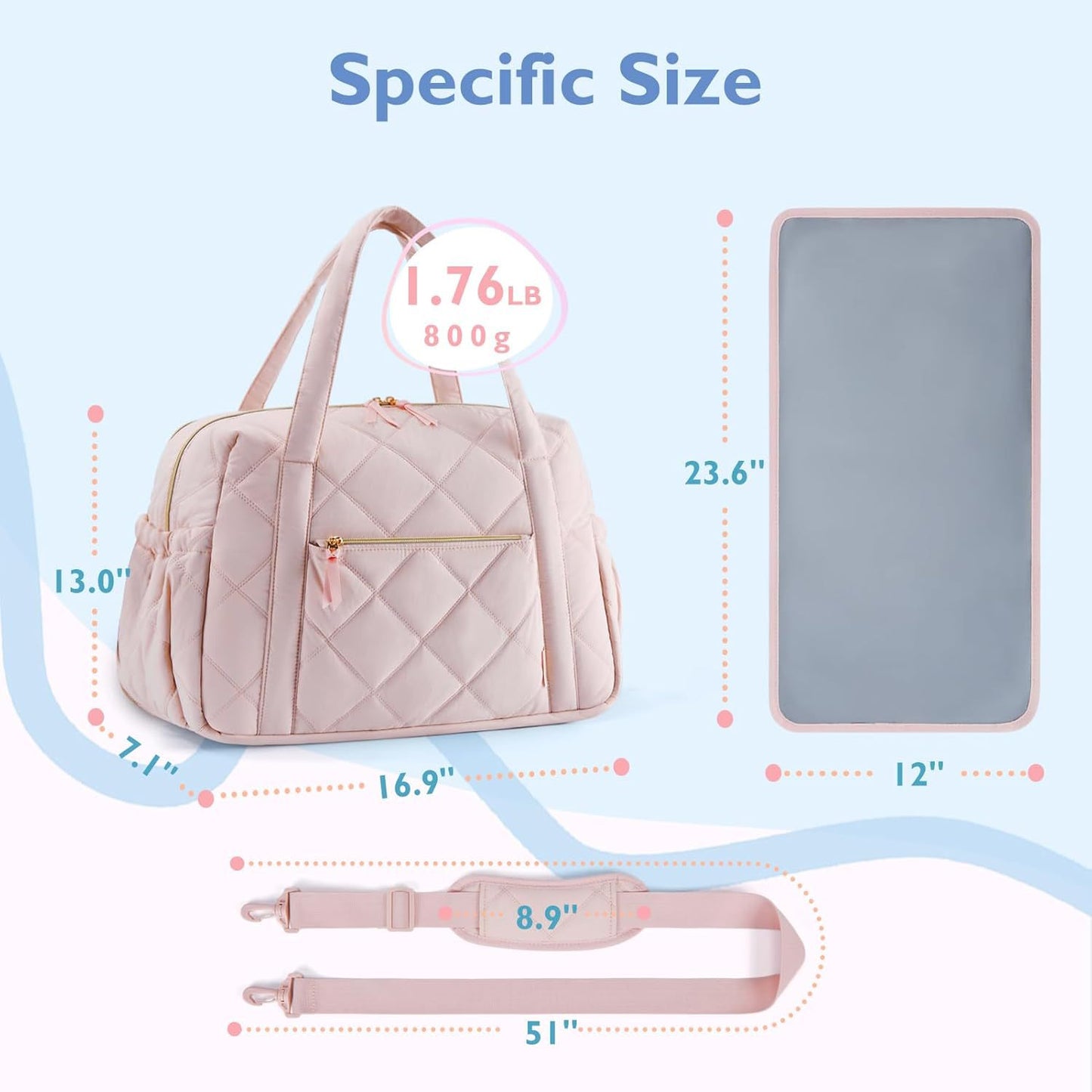 Stilvolle Quilted Handtasche Brehn