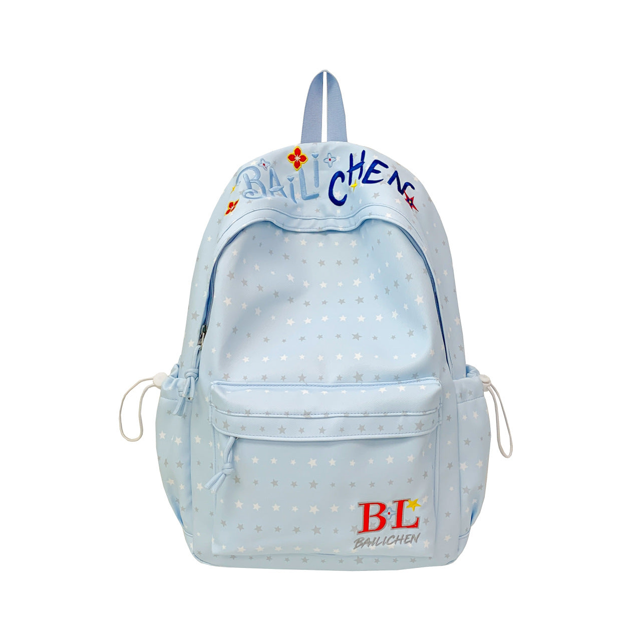 Stylische mit Sternen verzierte Rucksack