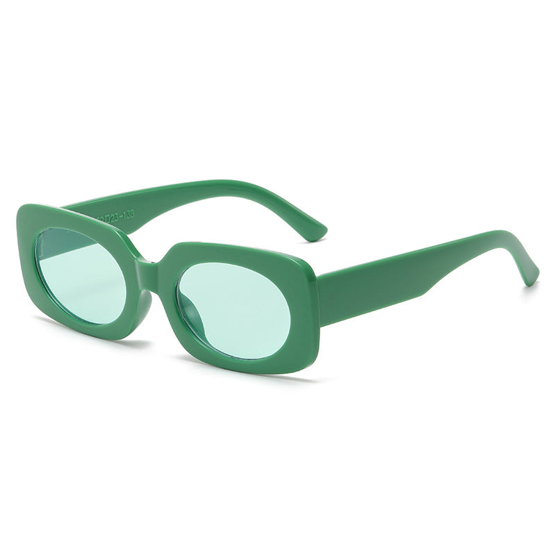 Damen Modische Sonnenbrille mit einzigartigem transparentem Rahmen Brehn