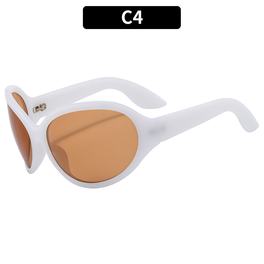 Aerodynamische Übergroße Sportsonnenbrille