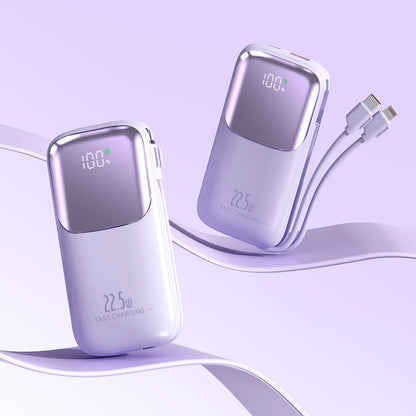 Hochleistungs-Powerbank mit Intelligenter Ladeanzeige und Integriertem Kabel Brehn