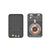 Tragbare Powerbank mit kabelloser Ladefunktion und integriertem Kabelsystem Brehn