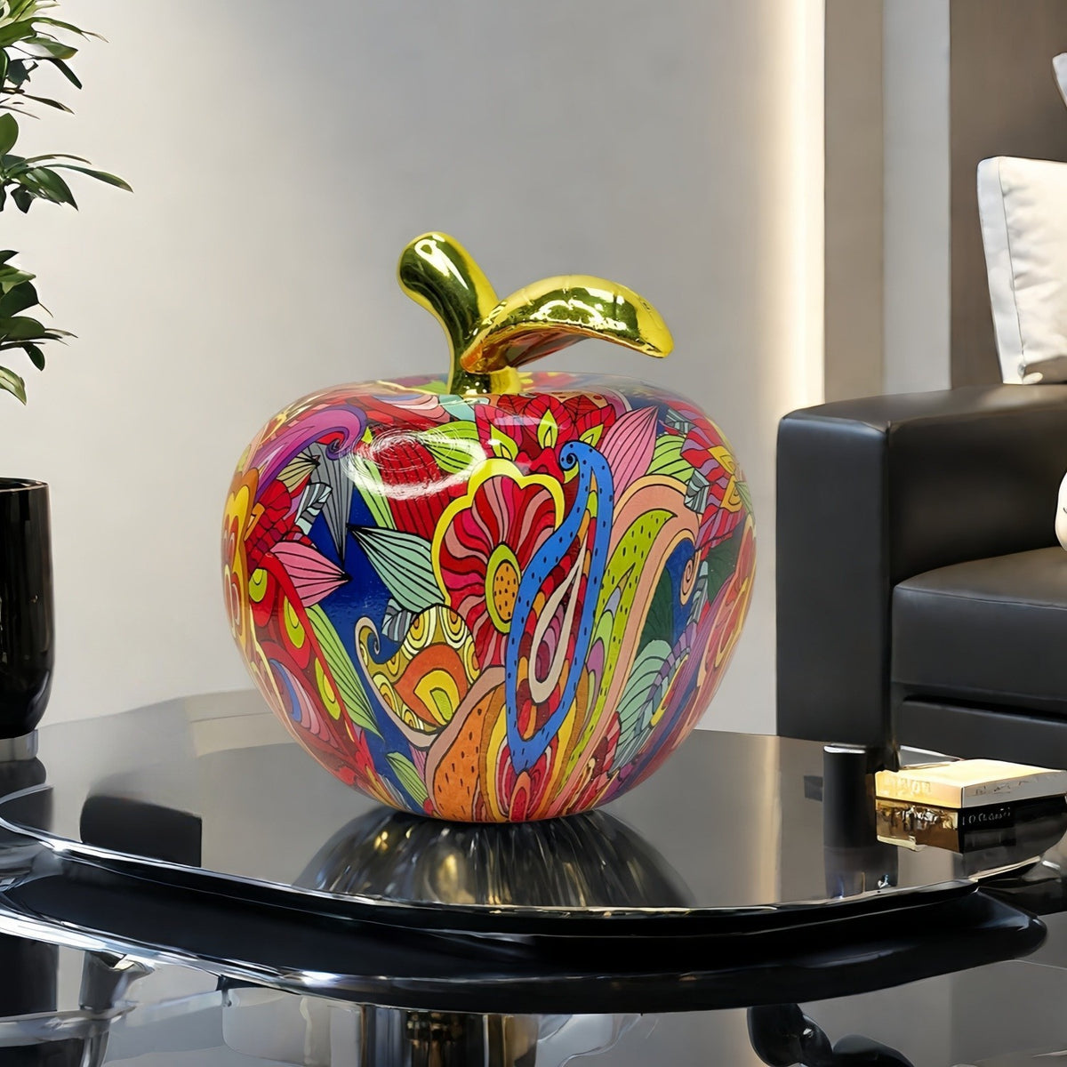 Dekorative Apfelfigur mit künstlerischem Design Brehn