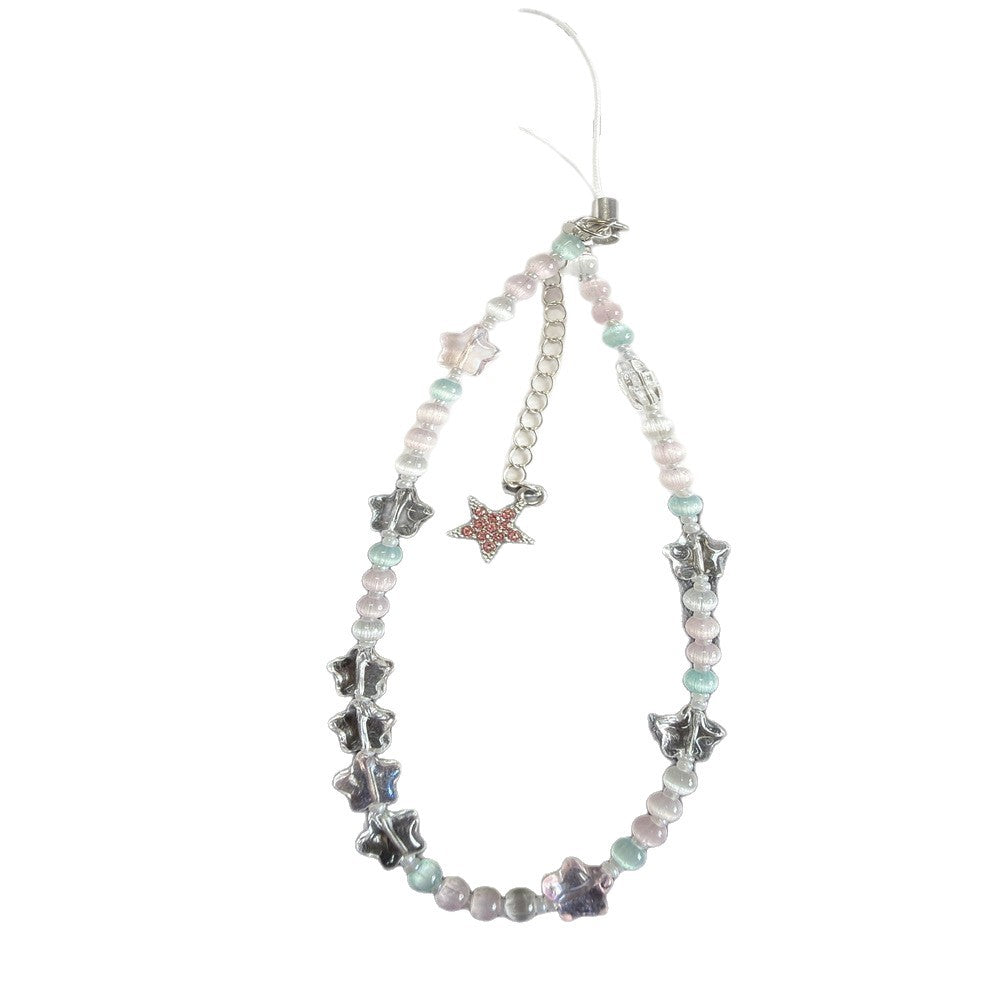 Artisanale Perlen Charms Halskette Brehn