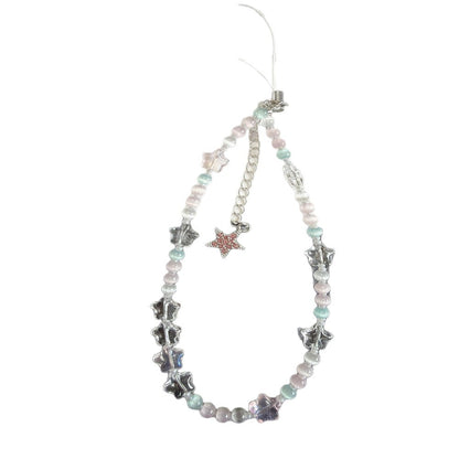 Artisanale Perlen Charms Halskette Brehn