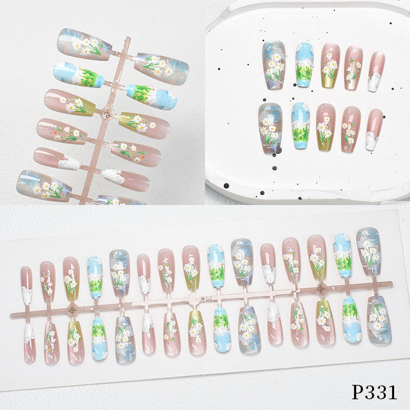 Floral Fantasy Press-On Nail Kit Brehn