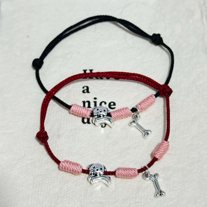 Verstellbares Hundethema Charm-Armband Brehn